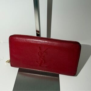 Red YSL Wallet